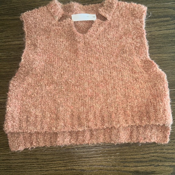 Zara Kids Pink Sweater Vest - Picture 4 of 5